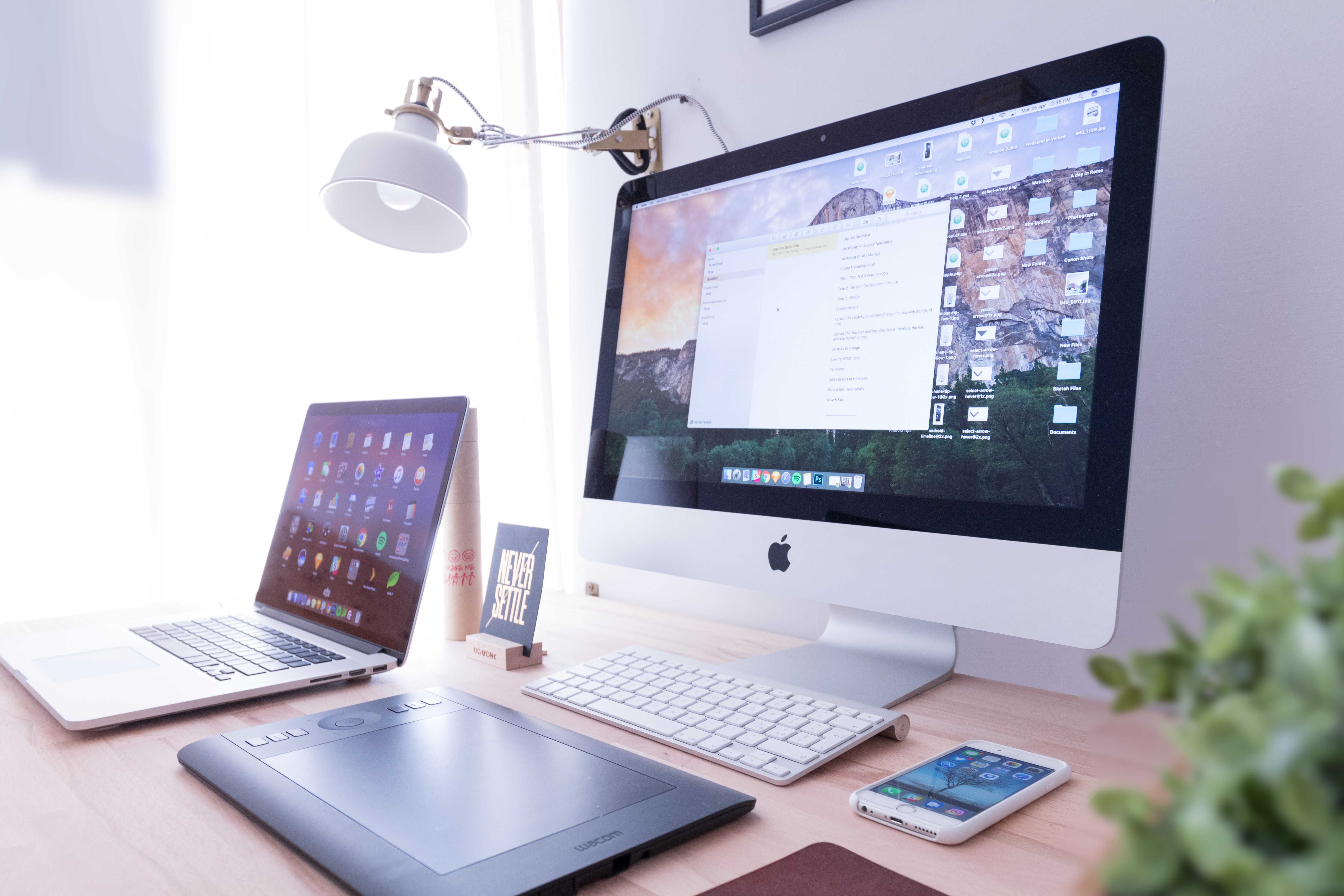 computer,tablet and phone